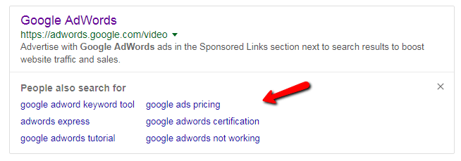 New SERP feature in Google added February 2018